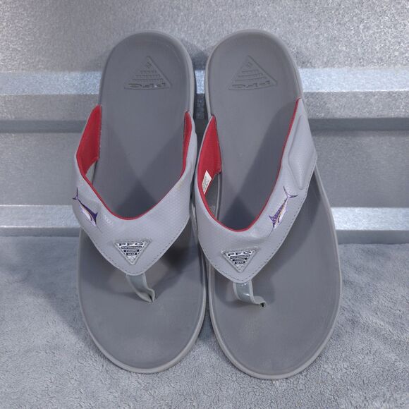 Columbia PFG Fish Flip FISHING Boating Men's Sandal Techlite Footbed Size 12 - Picture 4 of 11